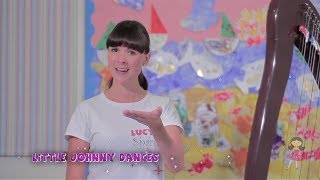 Little Johnny Dances song for children with harp
