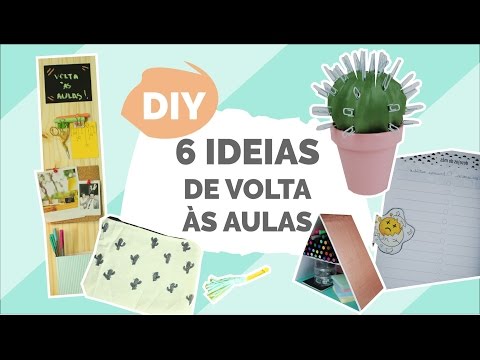 DIY VOLTA ÀS AULAS | 6 ideias de Organização Ft. Isabelle Verona