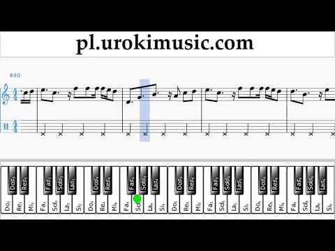 Jak Grać Na Fortepianie (prawa ręka) Clean Bandit - Rockabye ft Sean Paul Anne-Marie Tabulatura