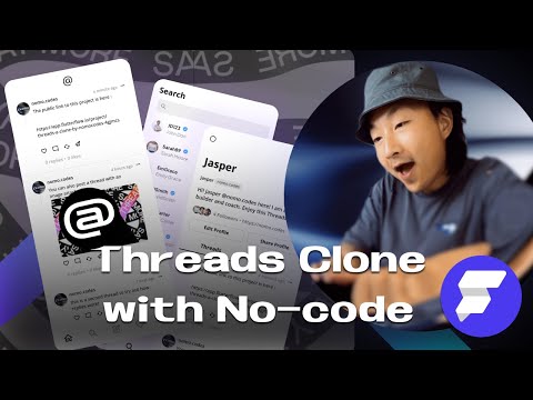 Build Threads like social mobile app with Flutterflow