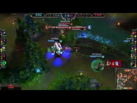 XDG Sheep Thresh VS TSM Bjergsen Syndra Highlights {Epic}   2014 NA LCS Spring W11D3 HQ