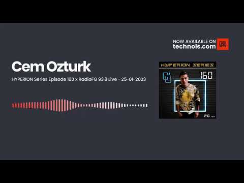 House DJ Mix / Set by Cem Ozturk - HYPERION Series Episode 160 x RadioFG 93.8 Live - 25-01-2023