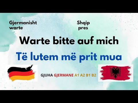 Gjermanisht Shqip Fjale dhe Shprehje A1 A2 B1