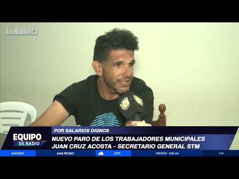 Nuevo paro de municipalesen San Pedro