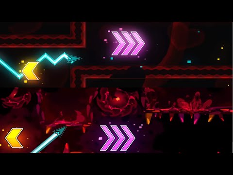 Heartbeat x HEARTBEAT REMAKE | MONTAGE #15 | SONG SnoodDood - Heartbeat (Extended) | Geometry Dash