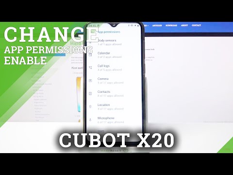 App Permissions Managing - CUBOT X20 & Block Access For Some App