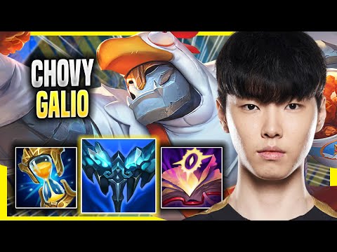 CHOVY DOMINATING WITH GALIO! - GEN Chovy Plays Galio MID vs Vex! | Season 2022