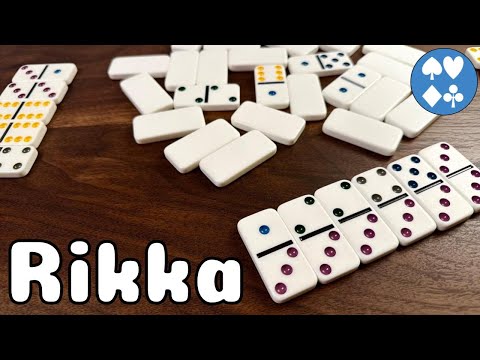 How to Play Rikka | a rummy game with dominoes!