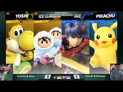 Poi Poundaz 2 Teams: SSBU - WR1 - Frency + Hina Vs  Honda + Niunyan