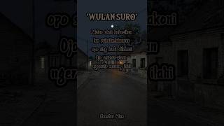 Download lagu WULAN SURO #shorts #shortsvideo #storyislam #katakatajowo mp3