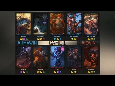 HMA vs IE Highlights Game 1 - Huma vs Inspire eSports - 2016 EU Challenger Spring