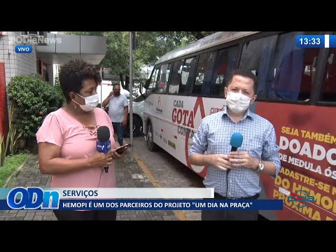 Hemopi é um dos parceiros do projeto “Um Dia Na Praça” 03 03 2022