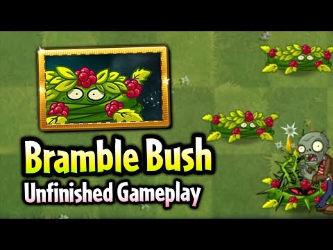 Plants vs. Zombies 2 Bramble Bush Unfinished Gameplay