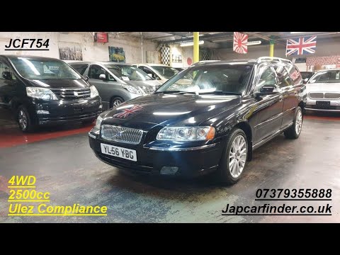 (JCF754) Volvo V70 CLASSIC 4WD 2.5 AWD 2007 Leather Sunroof Camera @japcarfinder