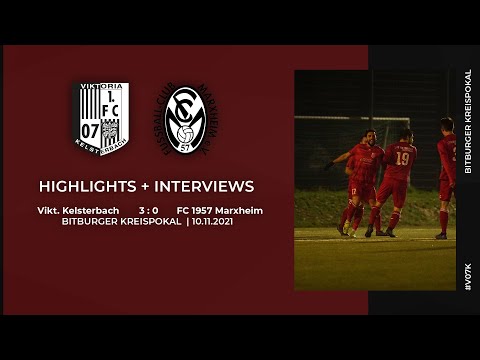 Vikt. Kelsterbach - FC 1957 Marxheim | Bitburger Kreispokal | Highlights + Interviews | 10.11.2021