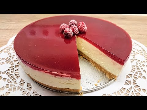 Málnás sajttorta sütés nélkül /No Bake Cheesecake/@TTkonyhája