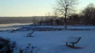 preview picture of video 'Saint Croix River as viewed from Calais, Maine overlooking Saint Stephen, New Brunswick'