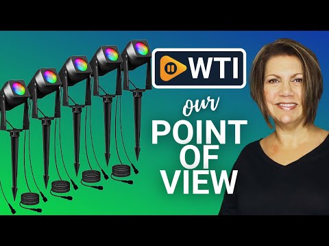 SUNTHIN Smart Landscape Spotlights - WTI product video review