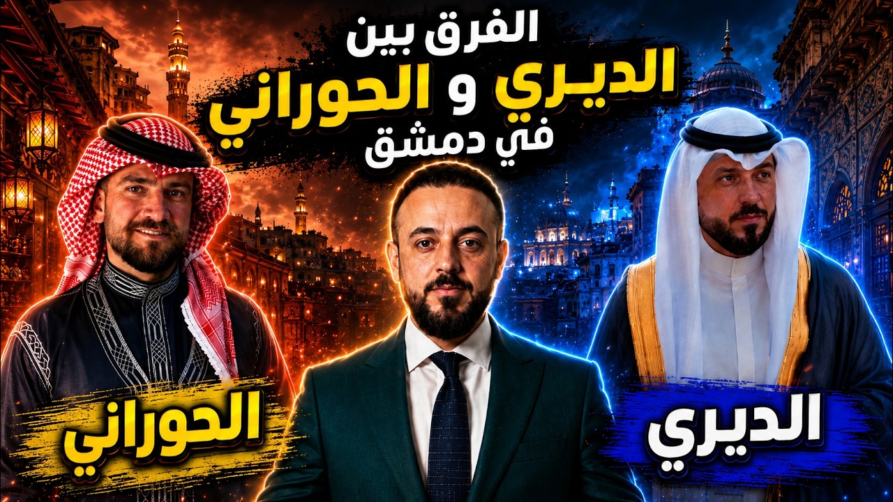 الفرق بين الديري و الحوراني في دمشق