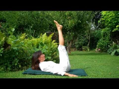 5 Tibetan Rites - full demo so you can join in - English - chakra info - Maryse Moerel.wmv