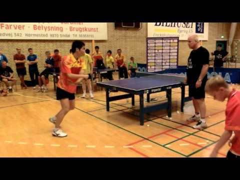 B75 & Yangpu Table Tennis School Denmark 2011 - chinese bodybalance instruction.wmv