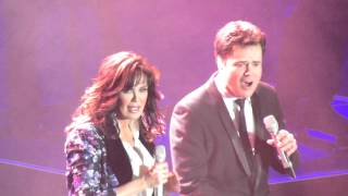 Donny &amp; Marie Osmond Medley Of Hits live at Liverpool Echo Arena 2nd FEB 2013