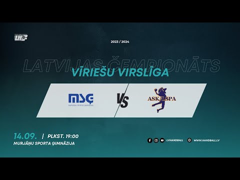 MSĢ - ASK Zemessardze/LSPA  | Vīriešu handbola virslīga | Latvijas čempionāts 2023/2024