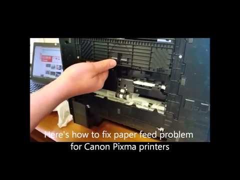 How to fix a Canon paper feed problem