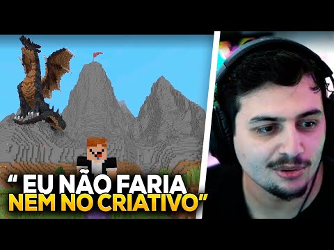 GABE REAGE Construindo a MAIOR MONTANHA do Minecraft - Craft Games 253