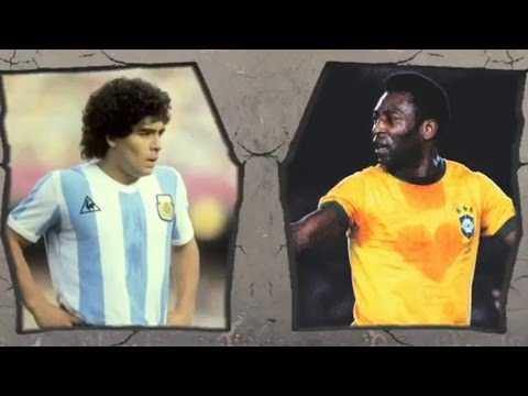 Pele VS Maradona-Legendary Tricks and Skills!