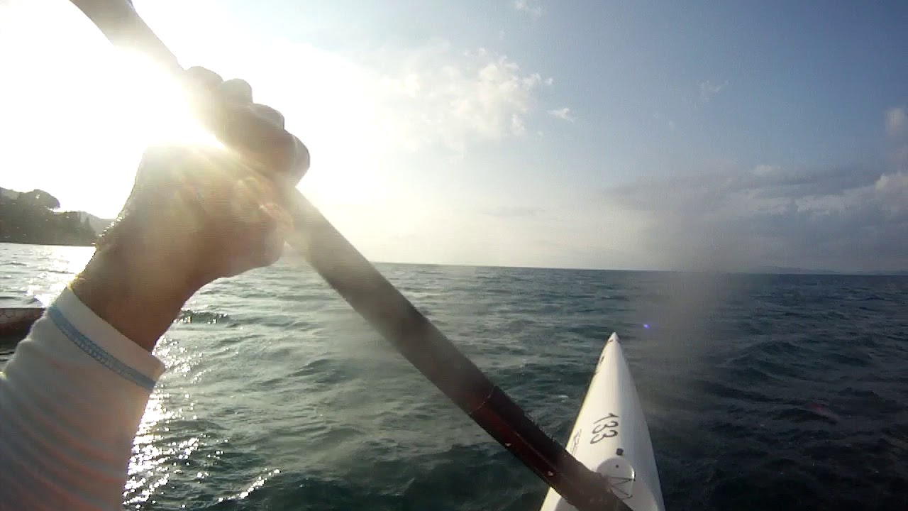 Surfski....Alessio e Max...concordano la rotta!!!  Porto S.Stefano-Talamone