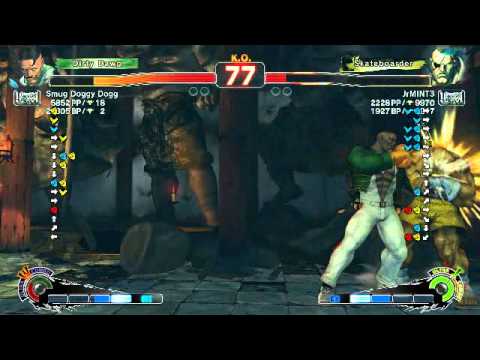 Ultra Street Fighter IV battle: (Smug Doggy Dogg)Dudley vs (JrMint3)Sagat