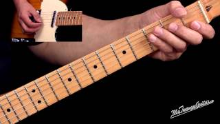 Ronnie Wood Style Guitar Lesson - Tasty Fills!