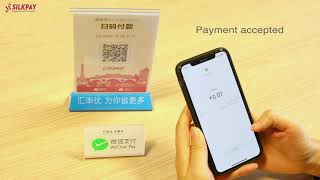 How does WeChat Pay work in-store via static QR code?