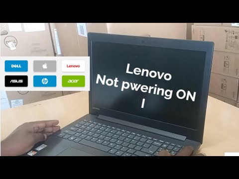 How to Fix Lenovo Laptop That Won't Turn On / No Power / Black screen No display at Start Up