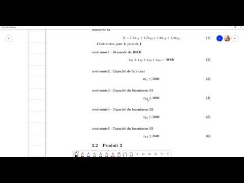 Make or buy problem Résolu avec Solver Excel