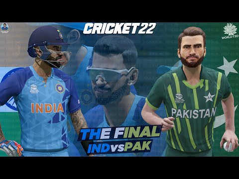 India vs Pakistan - The Final at Melbourne - Cricket 22 T20 World Cup 2022 #7