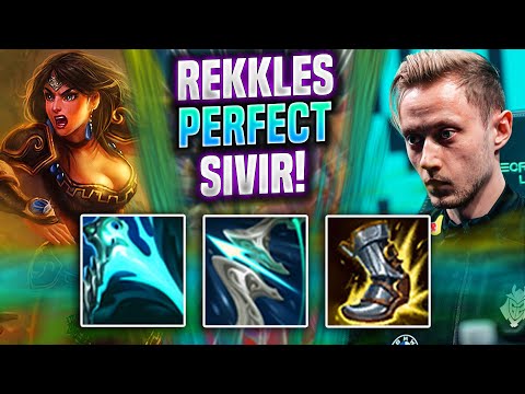 REKKLES PREFECT GAME WITH SIVIR! - KC Rekkles Plays Sivir ADC vs Caitlyn! | Season 2022