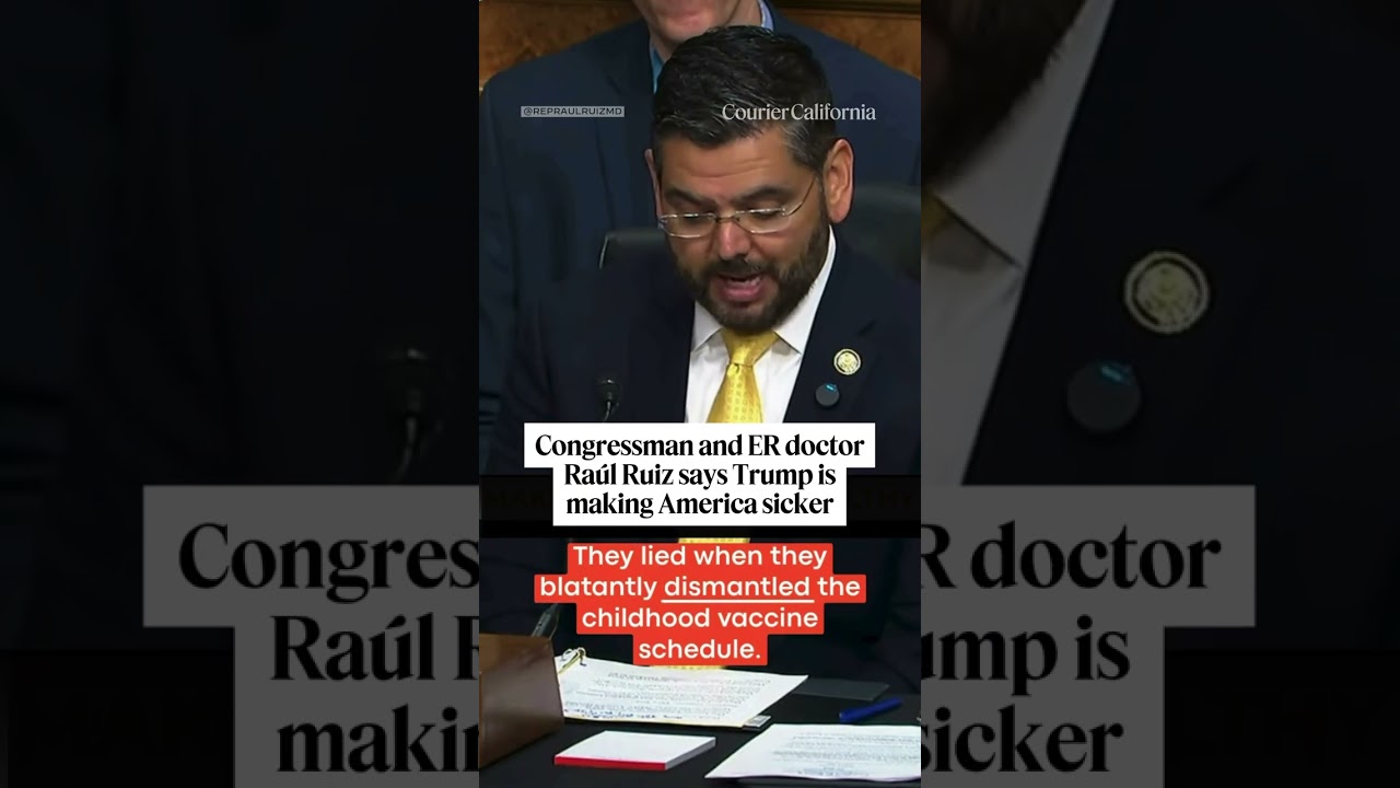 Video: Ruiz criticizes Trump admin health policies on research, WHO, vaccines, SNAP, Medicaid