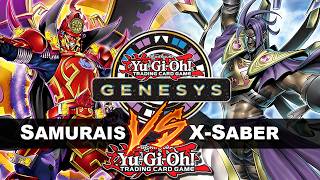 YuGiOh! Genesys - Six Samurais vs X-Saber | Ygo RAIZ