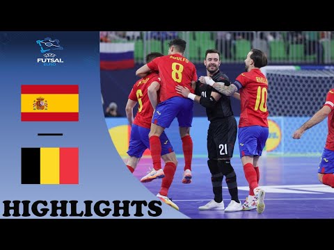 Spain vs Belgium Highlights | Futsal Euro 2026