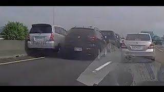 【車禍影片】車頭就這樣出來了（2023.08.11 國道一號台南段