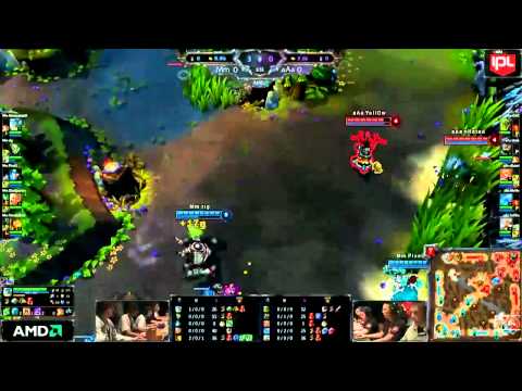 aAa vs MonoManiac - Game 1 - IPL4 LR1 - League of Legends - IPL4