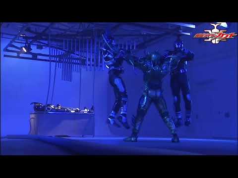 Kamen Rider Kabuto & Gatack Vs Gryllus Worm Fight Scene 