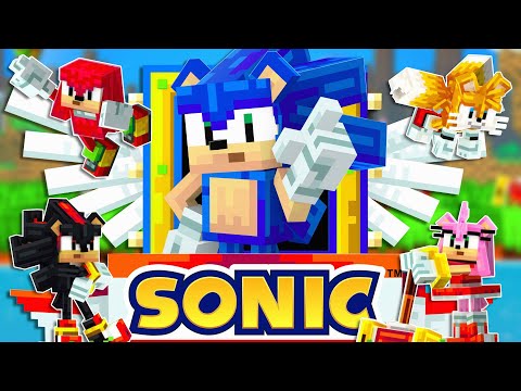 Minecraft: SONIC THE HEDGEHOG! (Bedrock DLC Mashup Pack!)