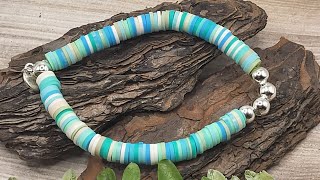 The easy way to make heishi bracelets