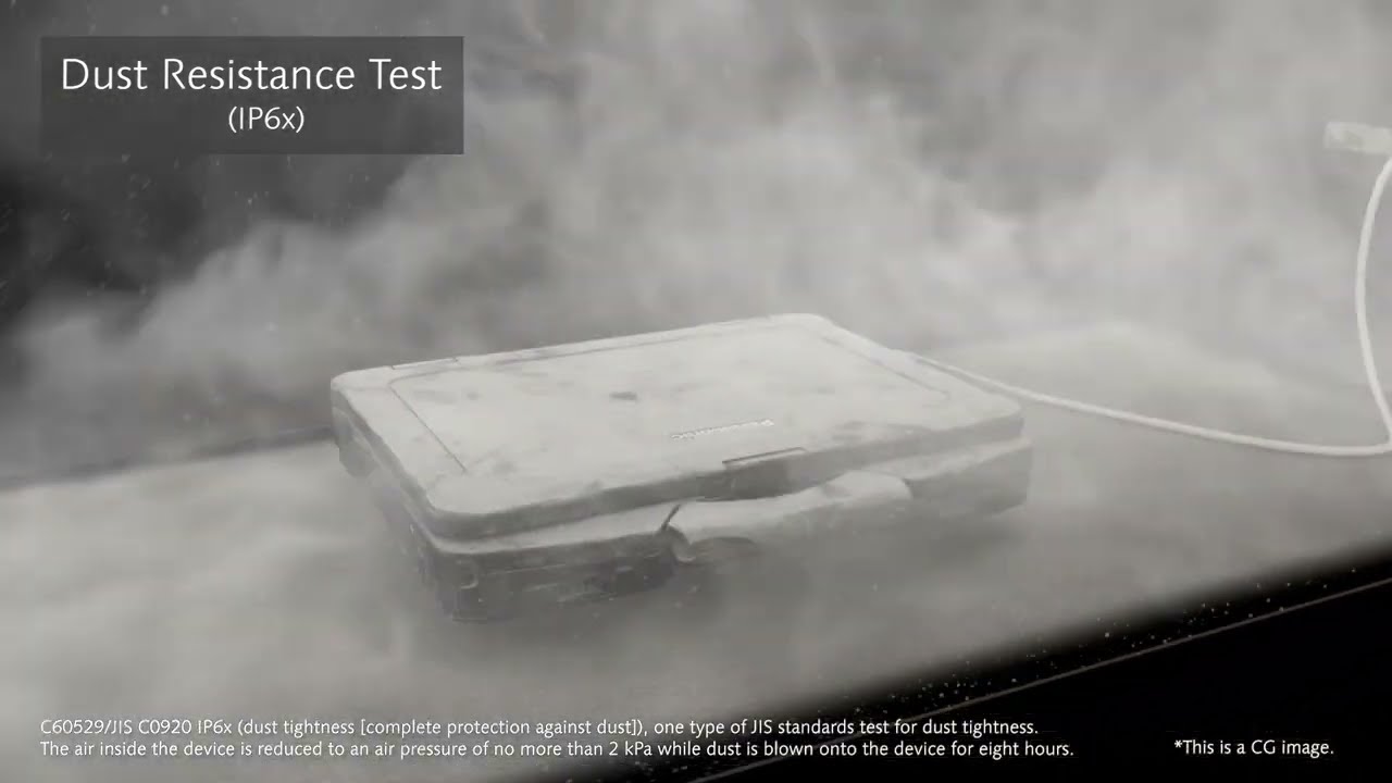 TOUGHBOOK 40 Dust Resistance Test