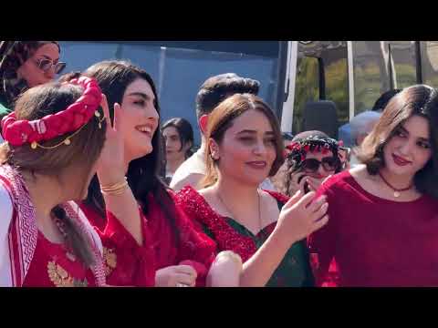 Kurdistan Pomegranate Festival . Kurdish dance جشن انار کردستان . روستای سلین اورامانات