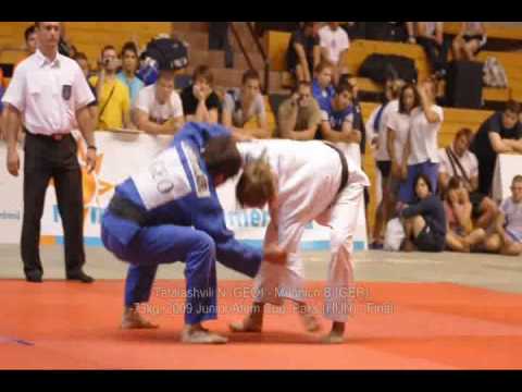 Judo 2009 Paks -73kg Tatalashvili N (GEO) - Munnich B (GER) - Final - Junior Atom Cup