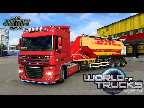 World of Trucks  DAF XF  / Euro Truck Simulator 2 / AMSTERDAM 🇳🇱  --- DUSSELDORF  🇩🇪  DHL